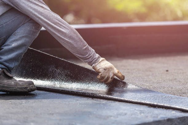 Professional Crawl Space Encapsulation technician working in Dunkirk, NY